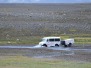 2. Sprengisandur, pista F26, rifugio Nydalur, ghiacciai Tungnafellssjökull e Hofsjokull (sullo sfondo)